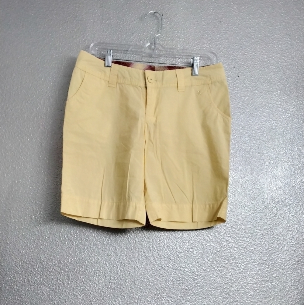 So Wear It  Declare It Women's Yellow Bermuda Short   Size 7